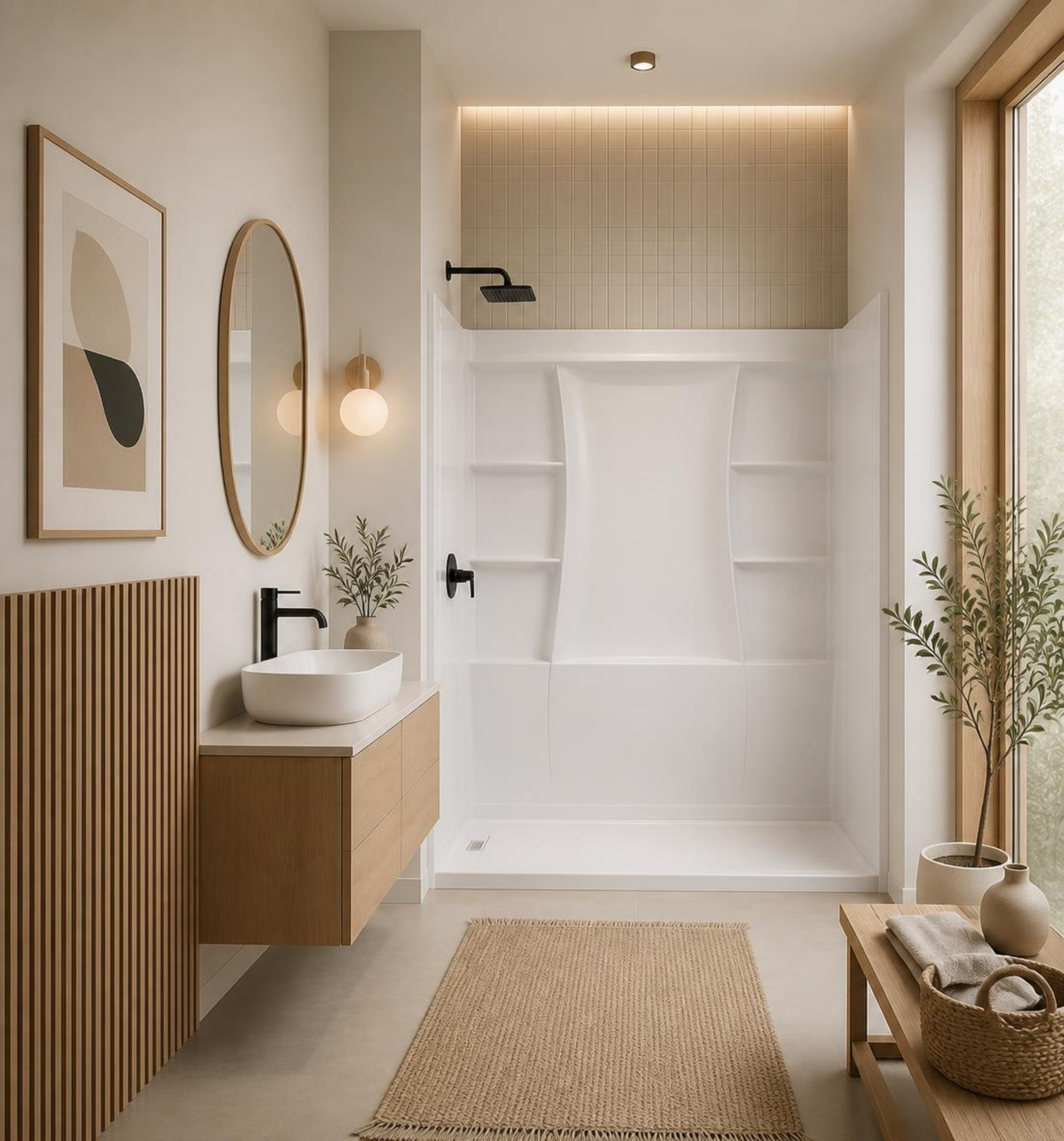 Classic 500 Alcove Shower Wall Surround – 60" x 32"