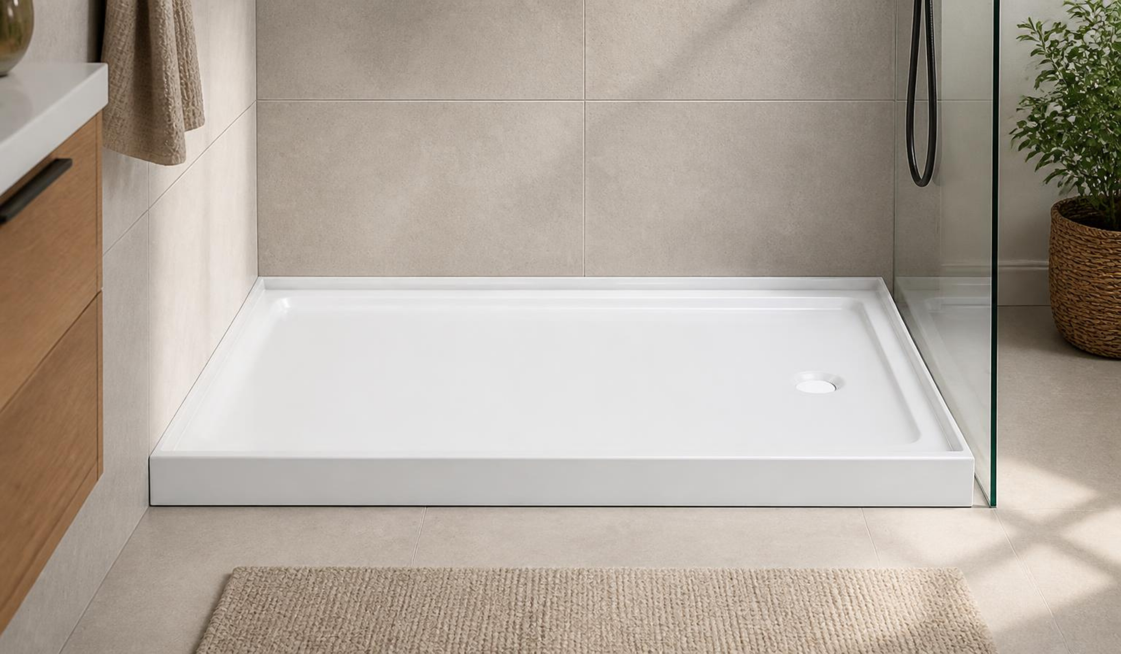 Classic 500 Alcove Shower Base – 60" x 32"
