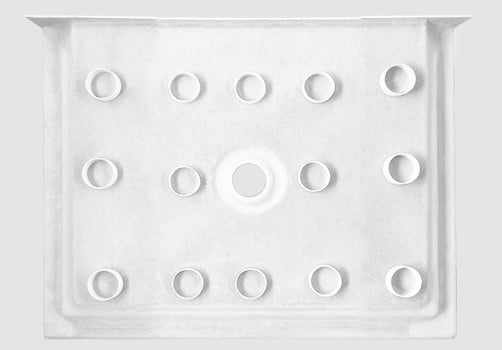 48 x 32 Center Drain Shower Base