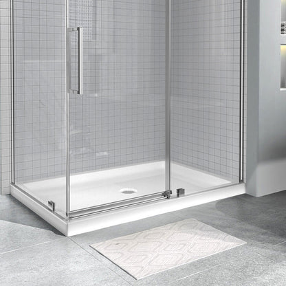 48 x 32 Center Drain Shower Base