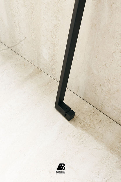 Aquacraft Bathworks 24-Inch Towel Bar, Stainless Steel Bathroom Towel Rack, Available in Chrome / Black / Brushed Nickel / Brushed Gold