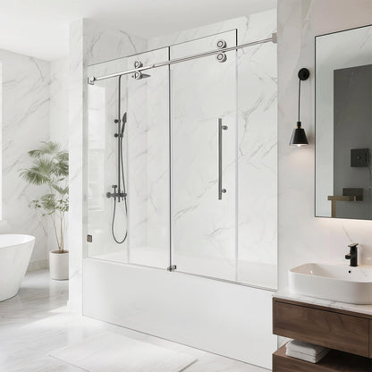 Frameless Sliding Bathtub Door