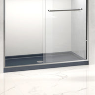 60 in. x 36 in. Center Drain Shower Base, Single Threshold Alcove Acrylic Shower Pan with Integrated Tile Flange, Slip-Resistant Floor, Multiple Finish Options