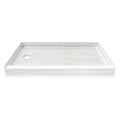 60 x 30 Left Drain Shower Base with Integrated Flange