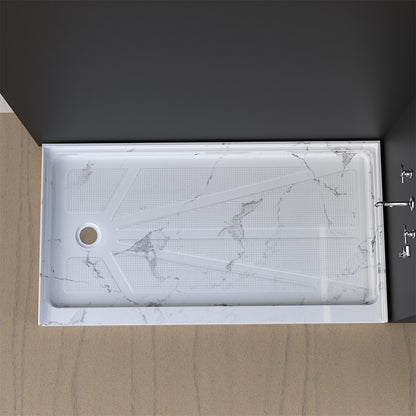 60 x 32 Left Drain Shower Base