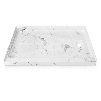 60 in. x 32 in Right Drain Shower Base